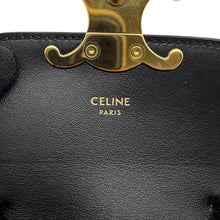 将图像加载到图库查看器中，CELINE Triomphe Claude Shoulder Bag Black10I513 Leather
