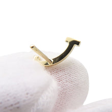 Load image into Gallery viewer, TIFFANY&amp;Co. T Smile Mini Earrings Size Mini60150766 18K Yellow Gold
