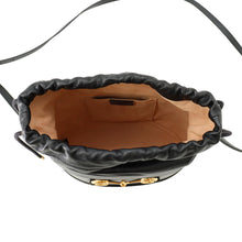 Load image into Gallery viewer, GUCCI 1955 Horsebit Baguette Shoulder Bag Black602118 Leather
