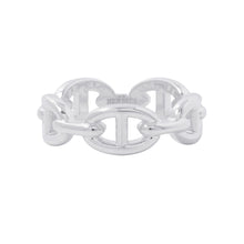 将图像加载到图库查看器中，HERMES Chaine d'Ancre Anchene Ring Size PM/59/#19 SV925

