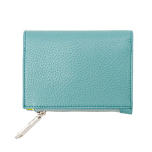 将图像加载到图库查看器中，GUCCI Compact wallet Turquise Blue/Yellow835076 Leather
