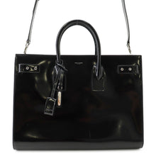 将图像加载到图库查看器中，SAINT LAURENT PARIS Saint Laurent Paris Large Sac de Jules Black631526 Patent Leather
