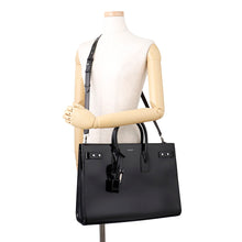 将图像加载到图库查看器中，SAINT LAURENT PARIS Saint Laurent Paris Large Sac de Jules Black631526 Patent Leather
