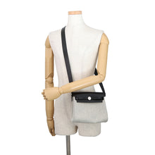 将图像加载到图库查看器中，HERMES Herbag zip Black/Ecru Toile H Vache Hunter Leather Size Mini
