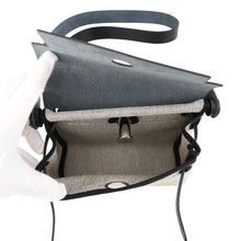 将图像加载到图库查看器中，HERMES Herbag zip Black/Ecru Toile H Vache Hunter Leather Size Mini
