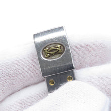 将图像加载到图库查看器中，CARTIER Santos Octagon SM W25mm Stainless Steel K18YG Ivory DialW2001683
