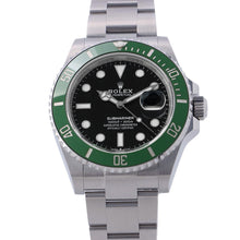 将图像加载到图库查看器中，ROLEX Submariner Date W41mm Stainless Steel Black Dial126610LV
