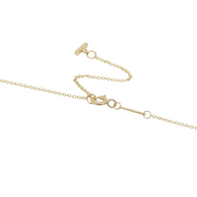 将图像加载到图库查看器中，TIFFANY&amp;Co. T Smile Necklace Size Mini62617640 18K Yellow Gold
