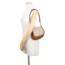 Load image into Gallery viewer, SAINT LAURENT PARIS Voltaire Handbag Brown/Beige818896 Canvas Leather Size Mini
