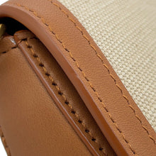 Load image into Gallery viewer, SAINT LAURENT PARIS Voltaire Handbag Brown/Beige818896 Canvas Leather Size Mini
