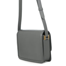 Load image into Gallery viewer, SAINT LAURENT PARIS Solferino Shoulder Bag Gray634305 Leather Size Medium
