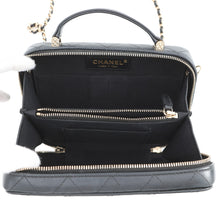 Load image into Gallery viewer, CHANEL Matelasse 2WAY Handbag Black Caviar Leather
