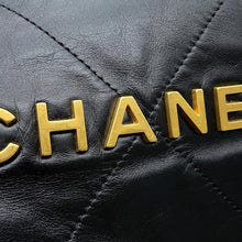 Load image into Gallery viewer, CHANEL CHANEL22 Backpack BlackAS3313 Shiny Calf Leather Size Large
