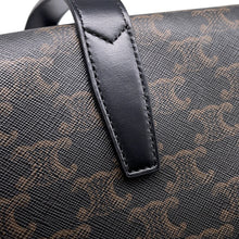 Load image into Gallery viewer, CELINE Duffle Bag Brown113852BZK PVC Leather
