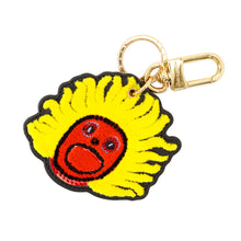 Load image into Gallery viewer, LOUIS VUITTON LVxYK Rutocle Face Keychain Yellow/RedM01130 Leather
