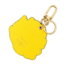 Load image into Gallery viewer, LOUIS VUITTON LVxYK Rutocle Face Keychain Yellow/RedM01130 Leather
