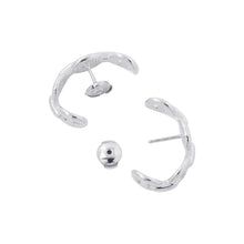 将图像加载到图库查看器中，HERMES Chaine d'Ancre Earrings Size TPM SV925
