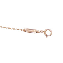 将图像加载到图库查看器中，TIFFANY&amp;Co. T Smile Necklace Size Mini62617772 18K Pink Gold
