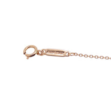 将图像加载到图库查看器中，TIFFANY&amp;Co. T Smile Necklace Size Mini62617772 18K Pink Gold
