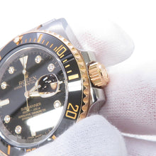 Load image into Gallery viewer, ROLEX Submariner Date W40mm Stainless Steel K18YG Black Dial116613GLN
