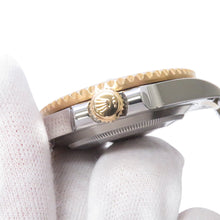 将图像加载到图库查看器中，ROLEX Submariner Date W40mm Stainless Steel K18YG Black Dial116613GLN
