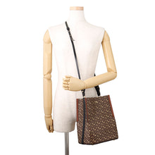 将图像加载到图库查看器中，BURBERRY TBMonogram Peggy 2WAY Bag SM Beige/Black/Brown8026825 PVC Leather
