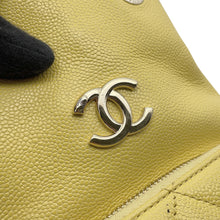 将图像加载到图库查看器中，CHANEL Matelasse Drawstring Bag ChainShoulder YellowAP2913 Caviar Leather
