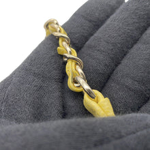 将图像加载到图库查看器中，CHANEL Matelasse Drawstring Bag ChainShoulder YellowAP2913 Caviar Leather
