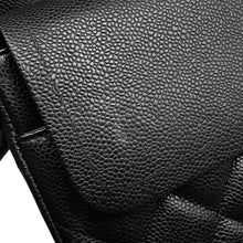 将图像加载到图库查看器中，CHANEL Matelasse Double Flap ChainShoulder BlackA58601 Caviar Leather Size 34
