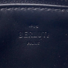 Load image into Gallery viewer, Berluti Calligraphy Key Ring Coin Purse Brown scritto leather
