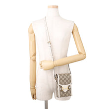 Load image into Gallery viewer, GUCCI Horsebit 1955 GG Supreme Shoulder Bag Beige/Brown/White625615 GG Supreme Leather
