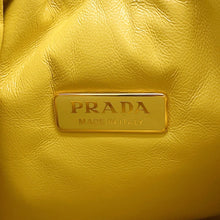 Load image into Gallery viewer, PRADA Soft padded 2-way bag Yellow1BA359 Leather
