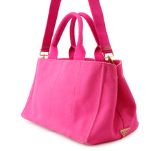 Load image into Gallery viewer, PRADA Canapa 2WAYBag PinkBN2642 Canvas
