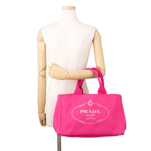 Load image into Gallery viewer, PRADA Canapa 2WAYBag PinkBN2642 Canvas
