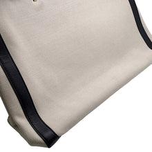 Load image into Gallery viewer, Valentino Garavani VLTN Lock Studded Tote Bag Ivory/BlackTW2B0D21FWB Canvas Leather
