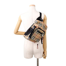 Load image into Gallery viewer, BURBERRY Nova Check Crossbody Bag Beige/Black8013645 Nylon
