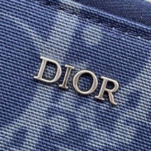 将图像加载到图库查看器中，Dior Tears A5 Pouch Navy2ESCA338DCO Canvas
