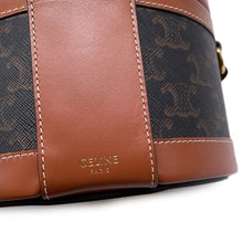 Load image into Gallery viewer, CELINE Tambour Medium Shoulder Bag Tan195192 PVC Leather Size Medium
