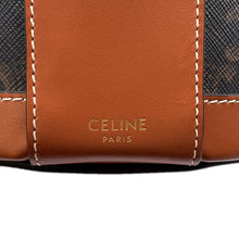 Load image into Gallery viewer, CELINE Tambour Medium Shoulder Bag Tan195192 PVC Leather Size Medium
