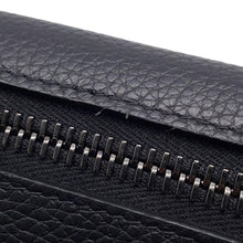 将图像加载到图库查看器中，Dior CDxCJ Saddle Arm Pouch Black2ADCA390SOT_H03E Leather
