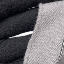 将图像加载到图库查看器中，HERMES Carre GRRRRR! Bandana Size 65 Gris Claire/Black/White Cashmere70% Silk30%
