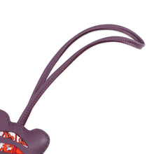 Load image into Gallery viewer, HERMES Petit H TigerBag Charm Anemone Swift Leather Silk
