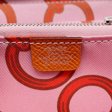 将图像加载到图库查看器中，HERMES Azap compact silk in Orange Epsom
