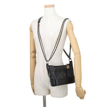 Load image into Gallery viewer, CHANEL Gabrielle de Chanel Hobo Bag Chain Shoulder Bag BlackA91810-Y61477-94305 Aged Calf Leather Size Small
