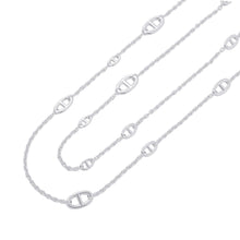 Load image into Gallery viewer, HERMES Chaine d'Ancre Farandole Necklace Size 120 SV925
