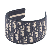 Load image into Gallery viewer, Dior Oblique headband Navy/White Canvas
