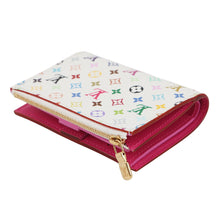 将图像加载到图库查看器中，LOUIS VUITTON LVx™ Portefeuille Lisa Blanc/FuchsiaM27736 Monogram・Multicolor
