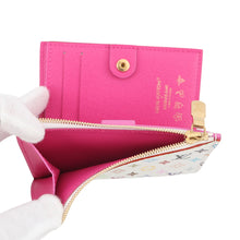 将图像加载到图库查看器中，LOUIS VUITTON LVx™ Portefeuille Lisa Blanc/FuchsiaM27736 Monogram・Multicolor
