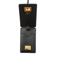 Load image into Gallery viewer, BALENCIAGA Rodeo Luggage Tag Black8196402 Leather
