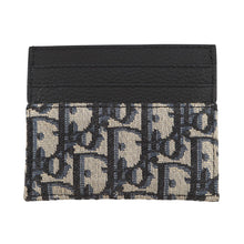 Load image into Gallery viewer, Dior Oblique card holder Beige/Navy2ESCH135YSE_H05E Canvas/Leather
